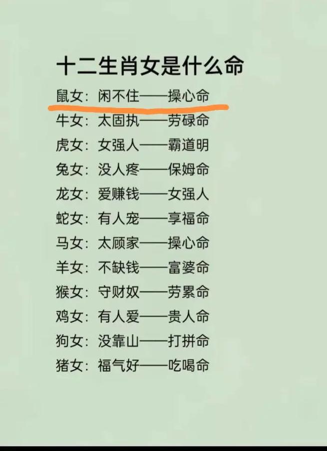 女生属什么生肖最好命运-女生时候属什么生肖最好命